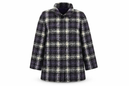 Classics Womens Multicoloured   Overcoat Coat Size 20