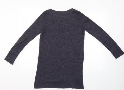 Back view of Atmosphere women’s blue jumper, size UK 10