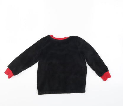 Preloved Disney Boys Black   Pullover Sweatshirt Size 3 Years - Back