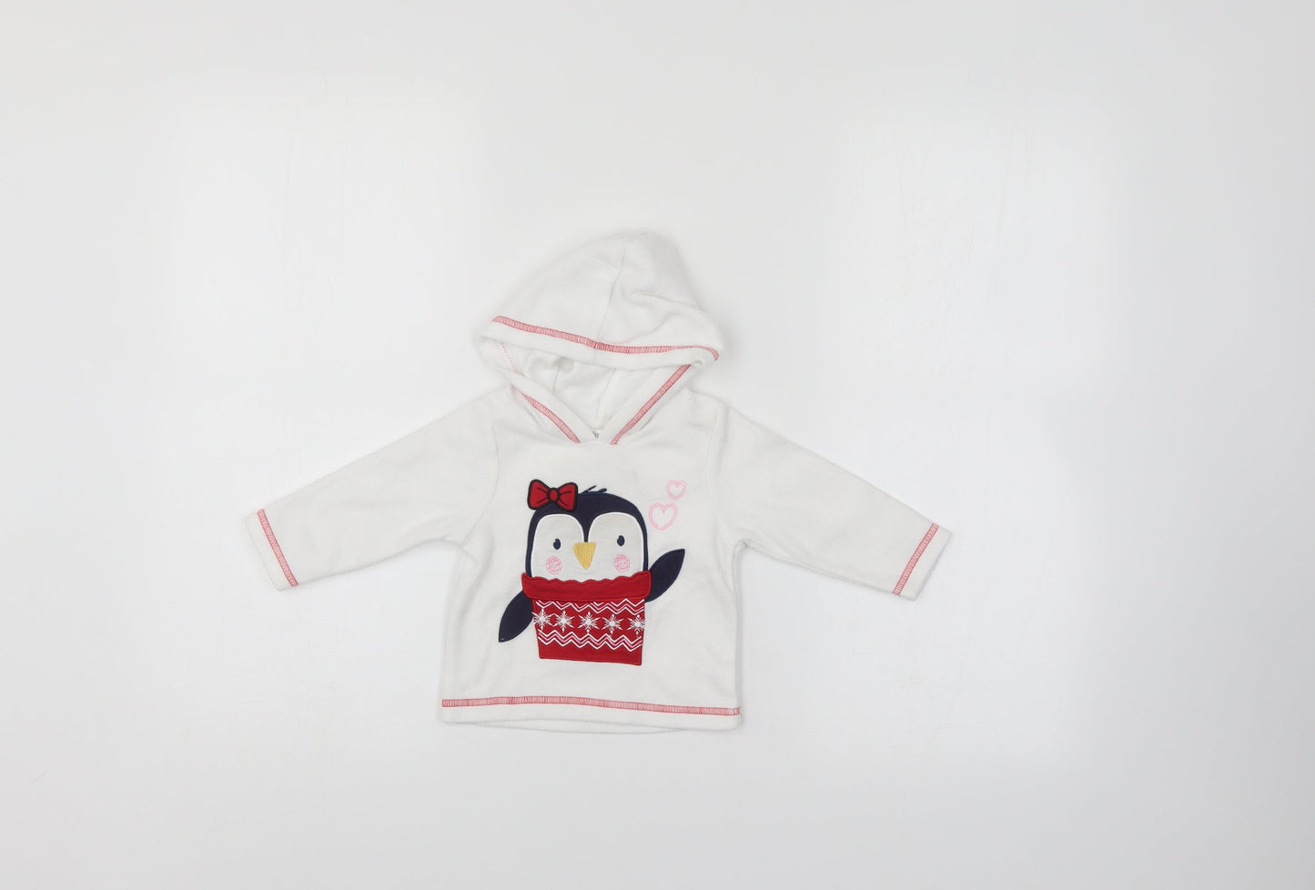 M&Co Baby White   Pullover Jumper Size 3-6 Months