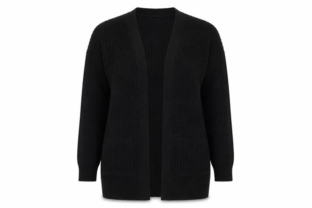 Pep&Co Womens Black   Cardigan Jumper Size M