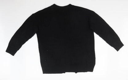 Pep&Co Womens Black   Cardigan Jumper Size M