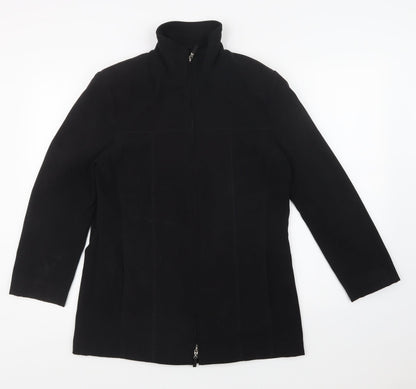Joella Di Marco Womens Black   Overcoat Jacket Size S