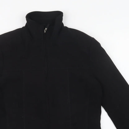 Joella Di Marco Womens Black   Overcoat Jacket Size S