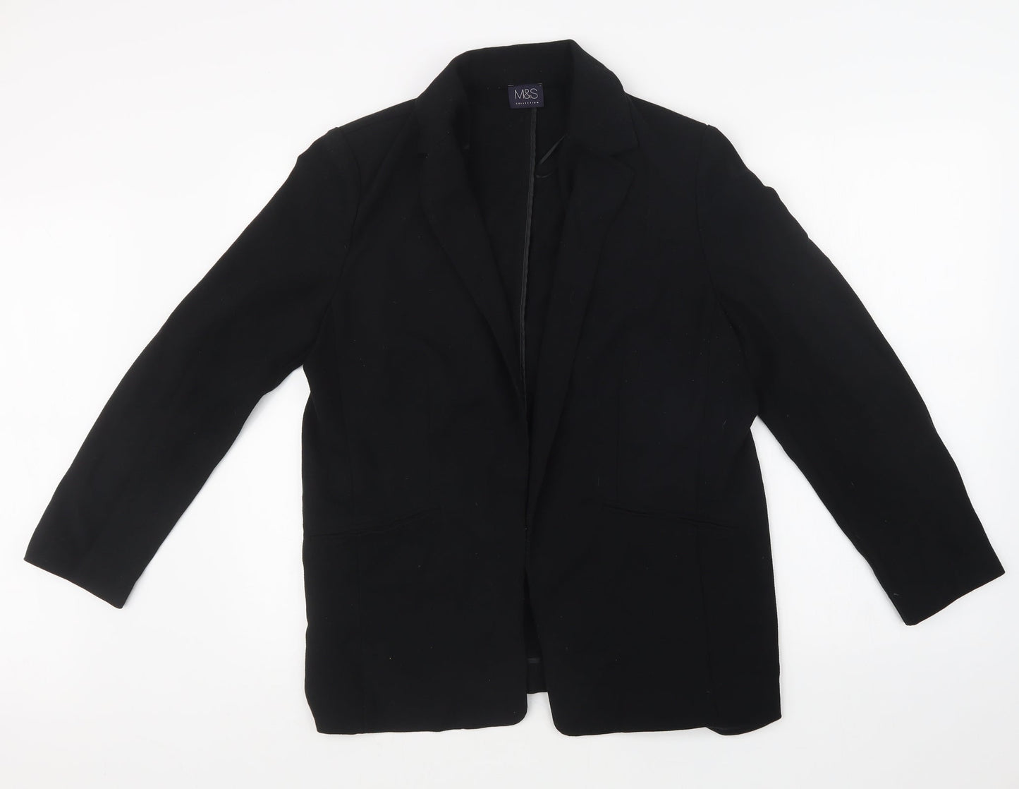 M&S Womens Beige   Jacket Blazer Size 16