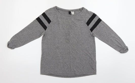 Divided by H&M Boys Grey   Basic T-Shirt Size XS
