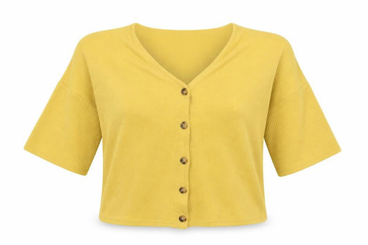 New Look Womens Yellow  Knit Cardigan Jumper Size M