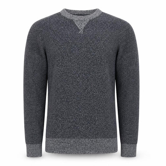 Avenue Mens Blue  Knit Pullover Jumper Size S