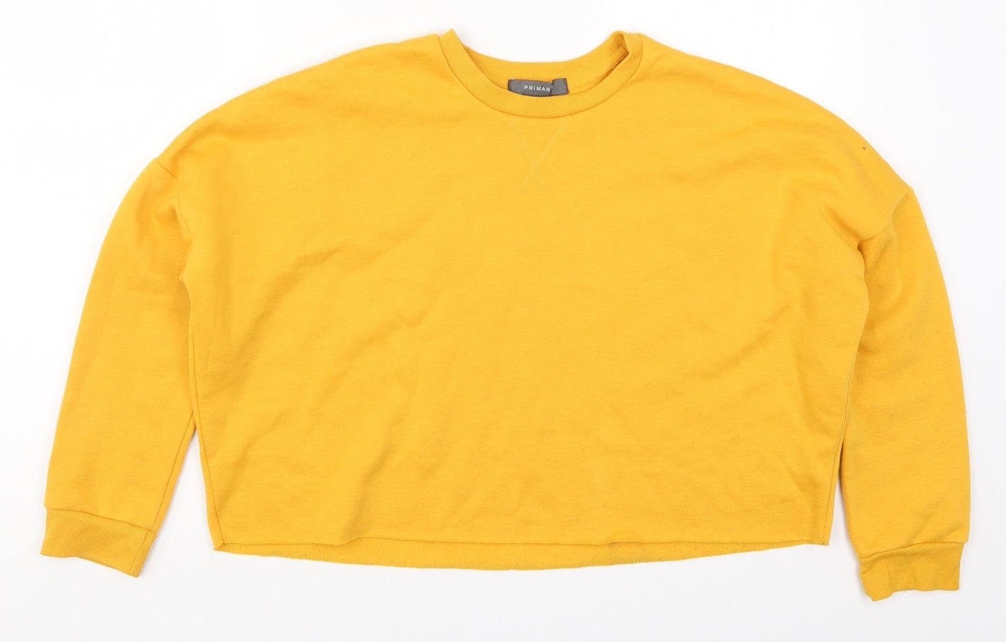 Primark Womens Yellow   Pullover Sweatshirt Size 6