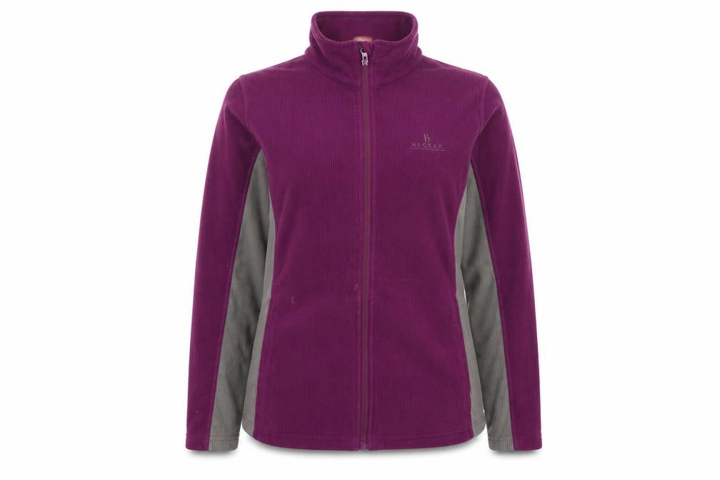 Hi Gear Womens Purple  Fleece Jacket  Size 14