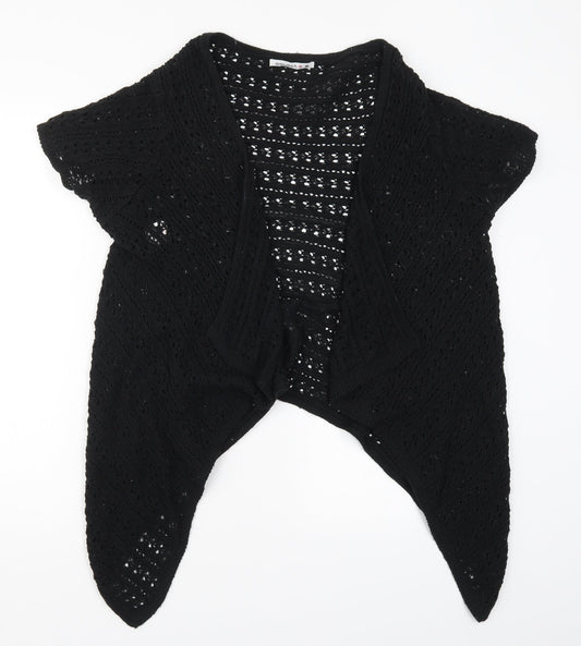 Select Womens Black  Knit Cardigan Jumper Size 16