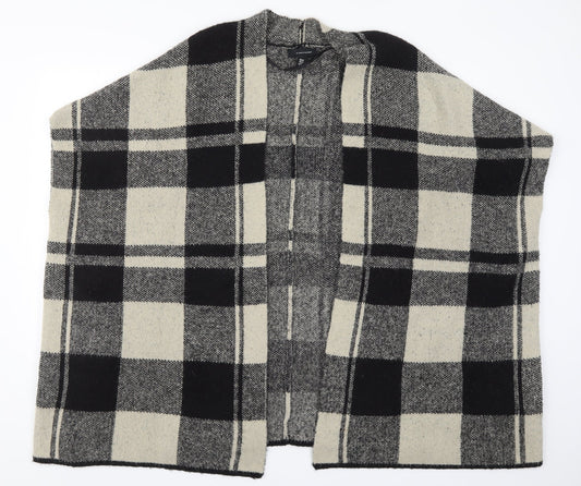 Atmosphere Womens Beige Check Knit Cardigan Jumper One Size