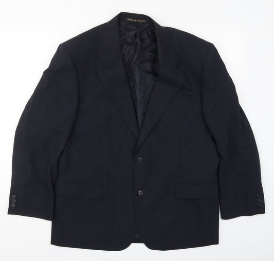Marks and Spencer Mens Blue   Jacket Suit Jacket Size 42