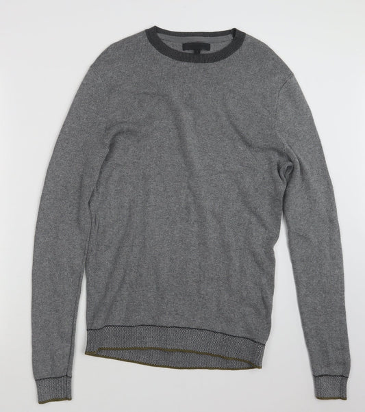 Mason Cinqcent Mens Grey  Knit Pullover Jumper Size S