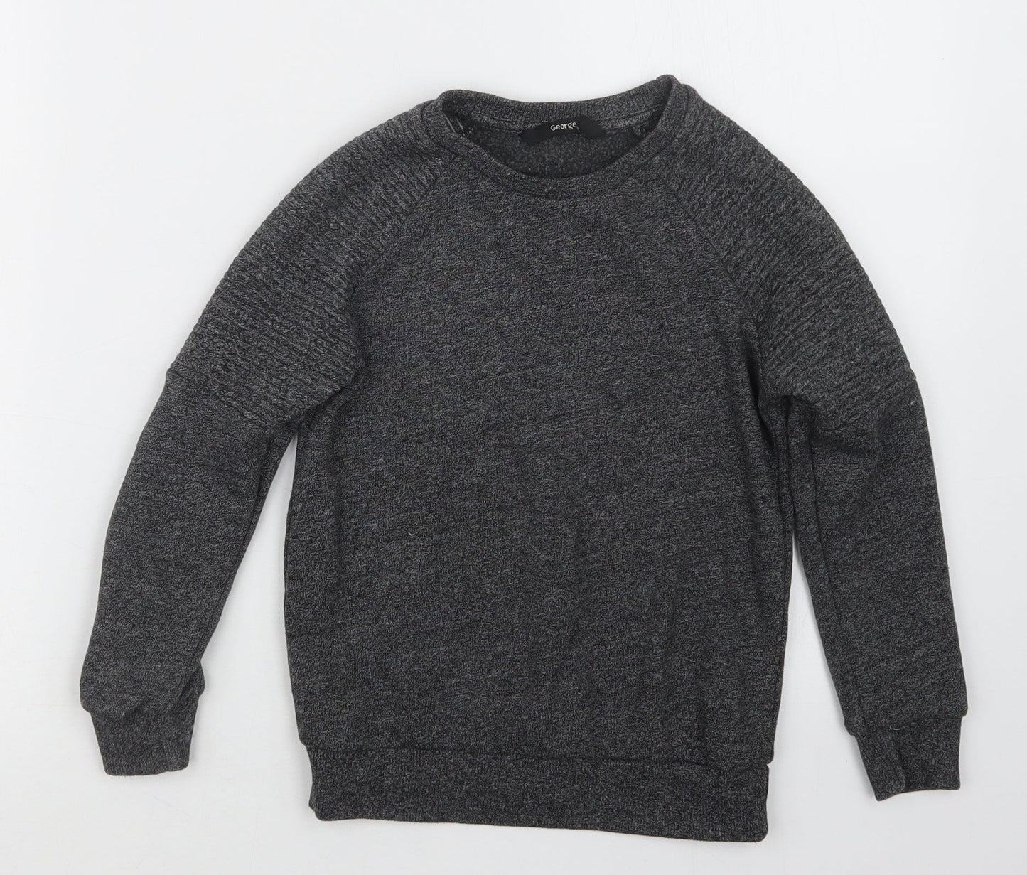 George Boys Grey   Pullover Jumper Size 5-6 Years