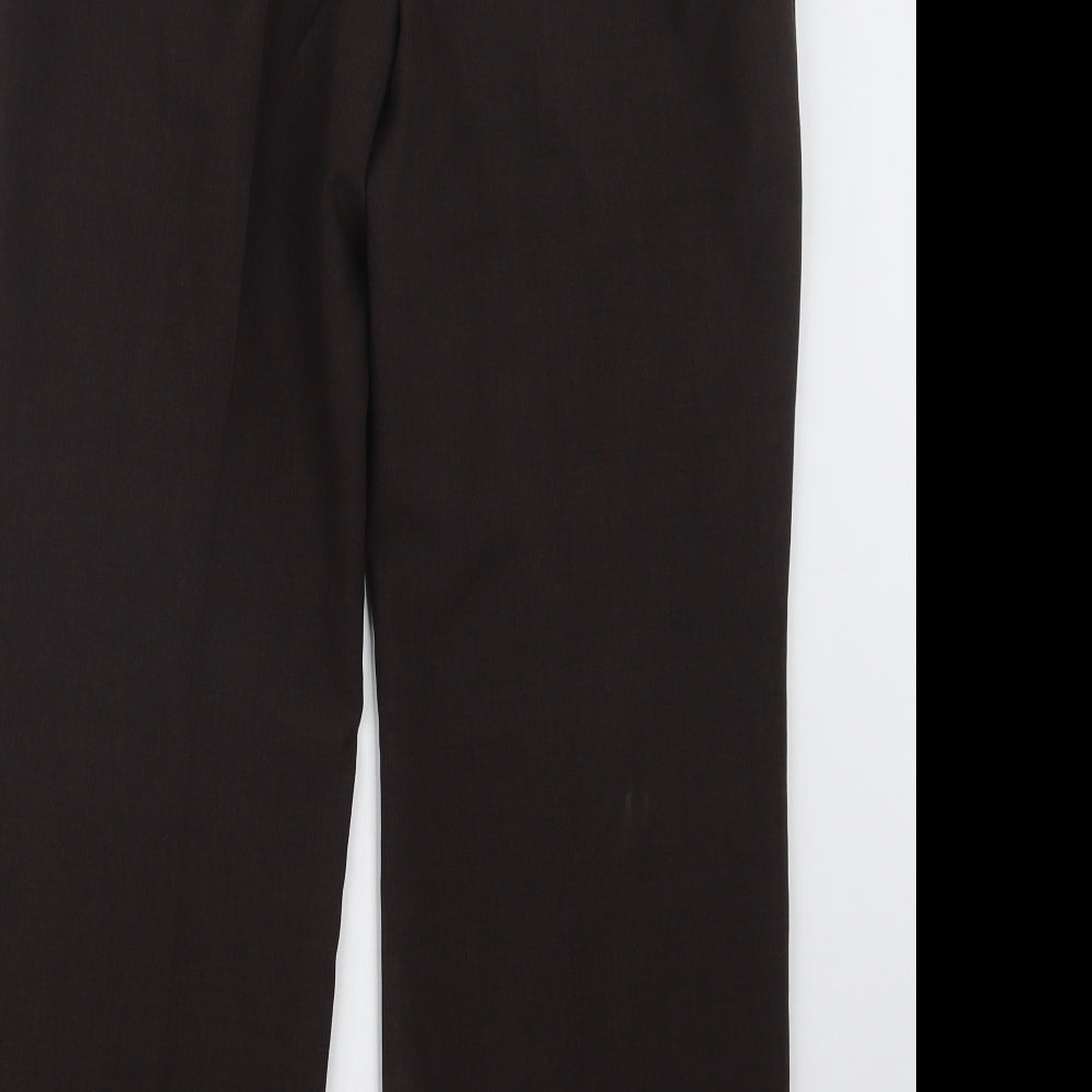 Marks and Spencer Womens Brown   Trousers  Size 12 L27 in