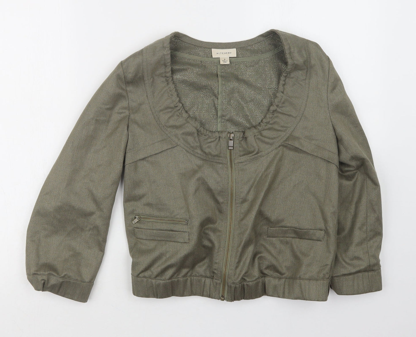 Witchery Womens Green   Jacket  Size 8