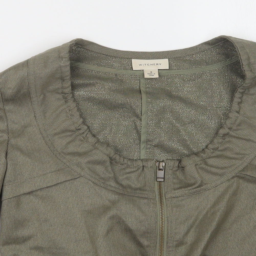 Witchery Womens Green   Jacket  Size 8