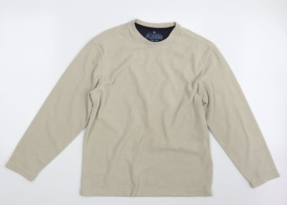 Preloved M&S Mens Beige   Pullover Jumper Size M - Front