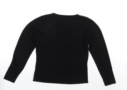 Select Womens Black   Pullover Jumper Size 16