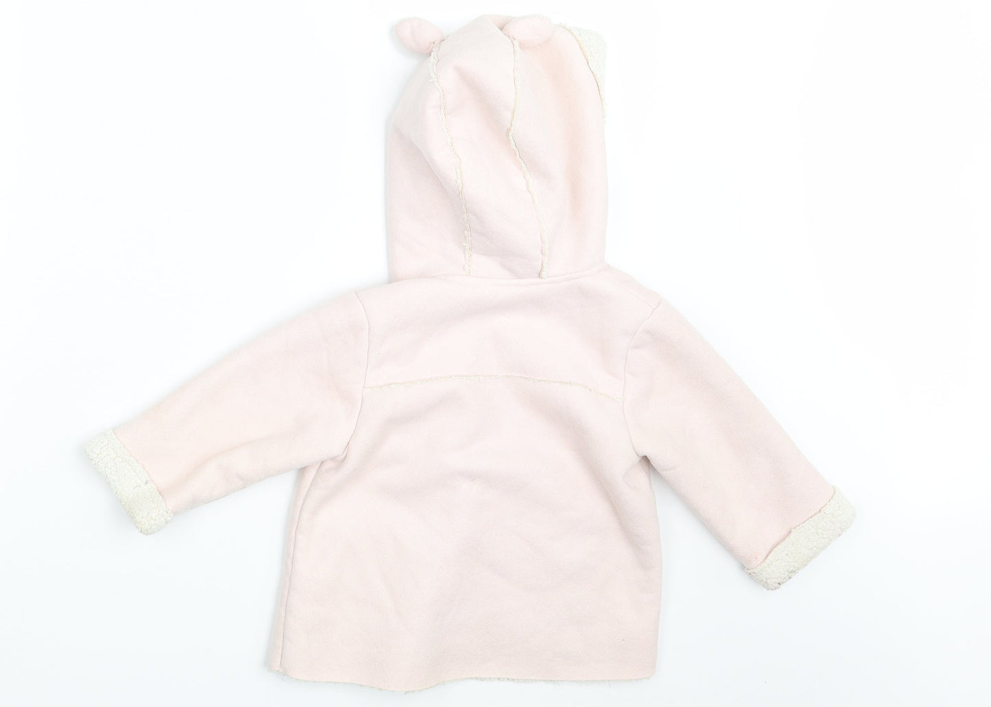 Matalan Girls Pink   Overcoat Coat Size 12-18 Months