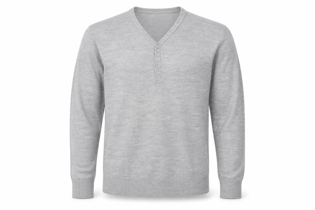 Burtomn Mens Grey   Pullover Jumper Size M