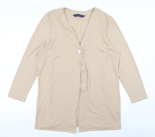 Fashion Extra Womens Brown   Cardigan Jumper Size 16