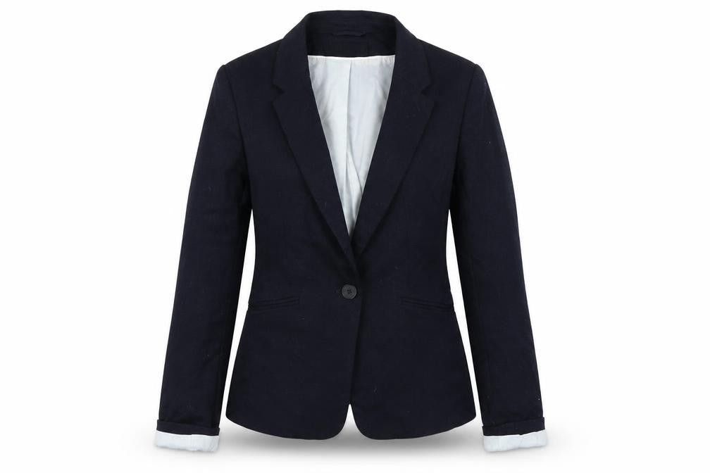 H&M Womens Blue   Jacket Blazer Size 8