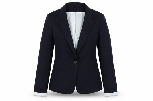 H&M Womens Blue   Jacket Blazer Size 8