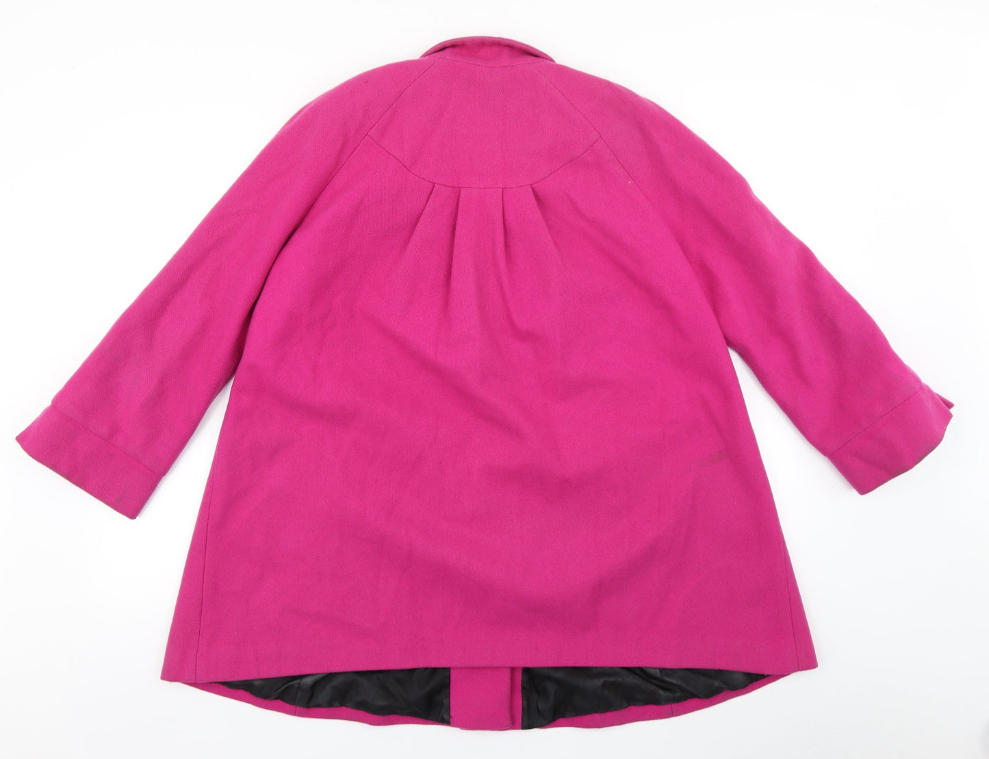 River Island Womens Pink   Overcoat Coat Size 12