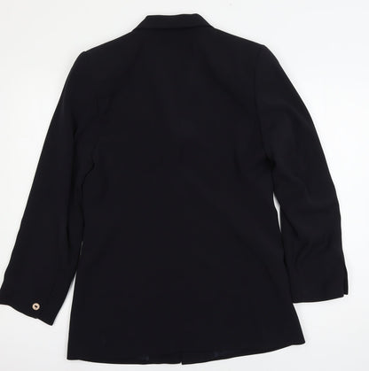 St Michael Womens Blue Jacket Blazer Size 10
