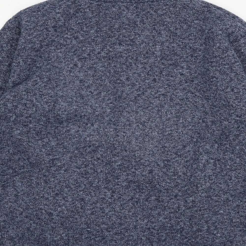 Caribou Womens Blue  Knit Cardigan Jumper Size L