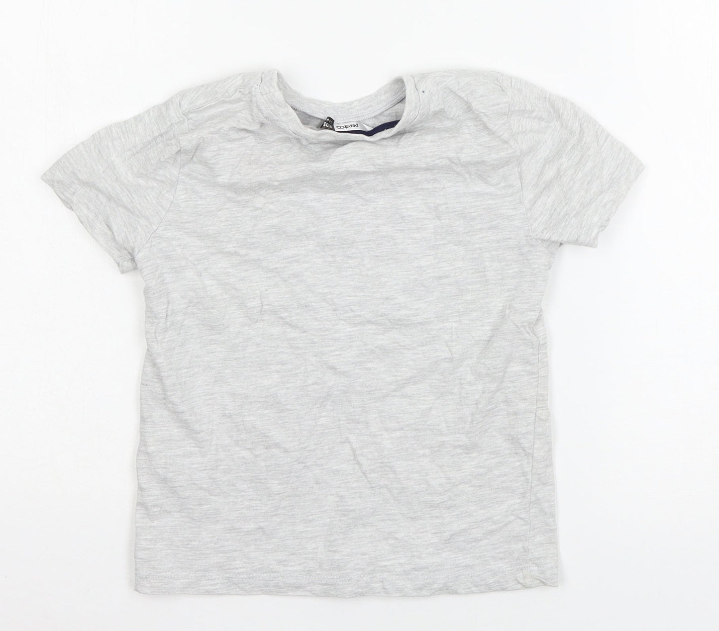 PEP & CO Boys Grey  Jersey Basic T-Shirt Size 5-6 Years  - Born to play