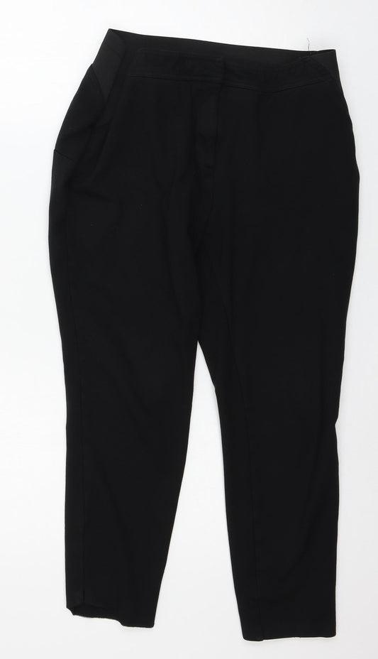 Tailored Womens Black   Trousers  Size 16 L24 in