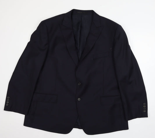 Impressions Mens Blue   Jacket Suit Jacket Size XL