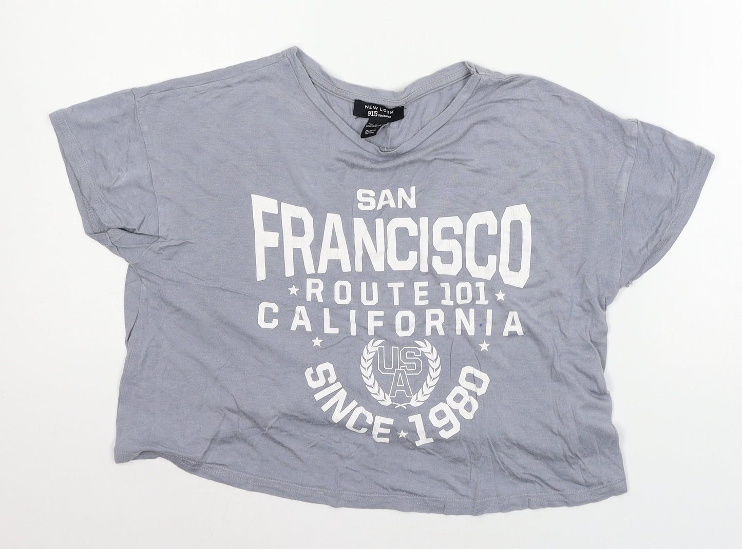 New Look Girls Blue  Jersey Basic T-Shirt Size 12-13 Years  - San Francisco