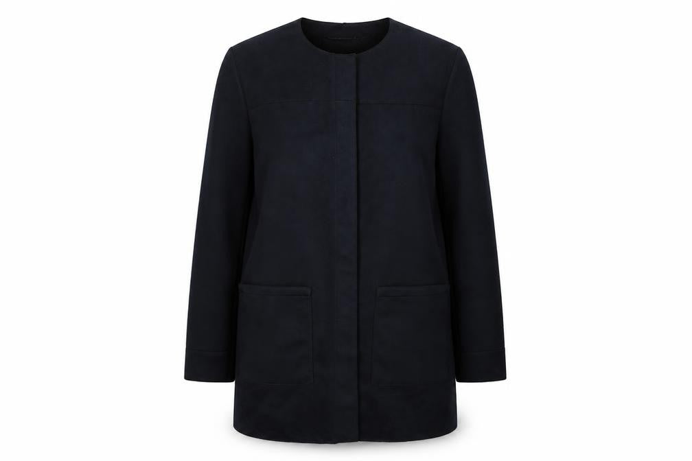 Tailya Womens Black   Overcoat Jacket Size XL