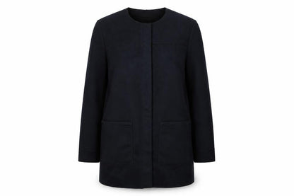 Tailya Womens Black   Overcoat Jacket Size XL