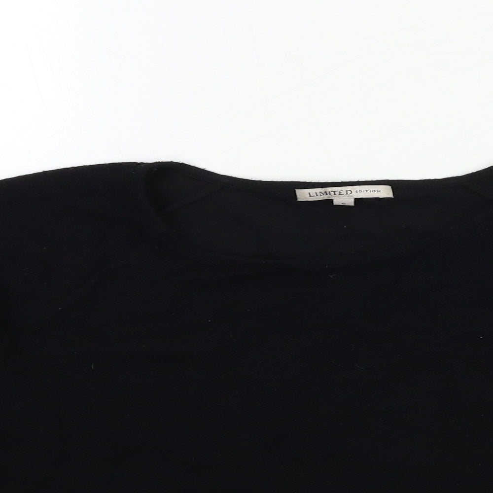 Marks and Spencer Womens Black   Basic Blouse Size 6  - Bell sleeve