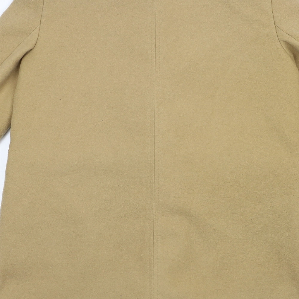 Topshop Womens Brown   Overcoat Coat Size 10