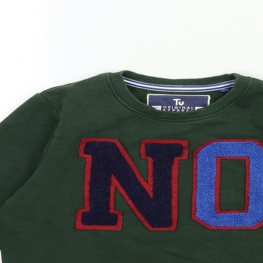 TU Boys Grey   Pullover Sweatshirt Size 8 Years