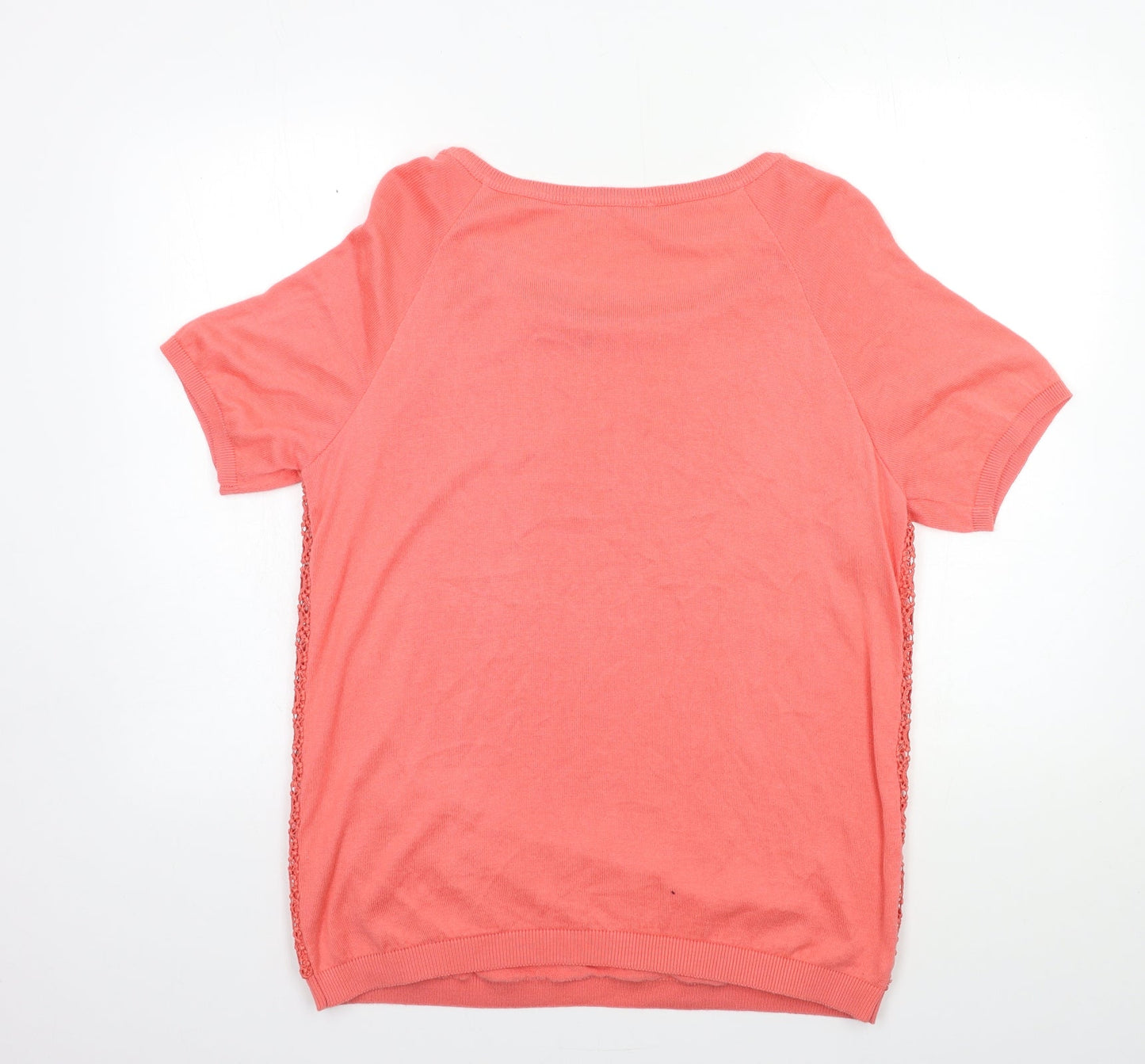 George Womens Pink  Knit Pullover Jumper Size 16