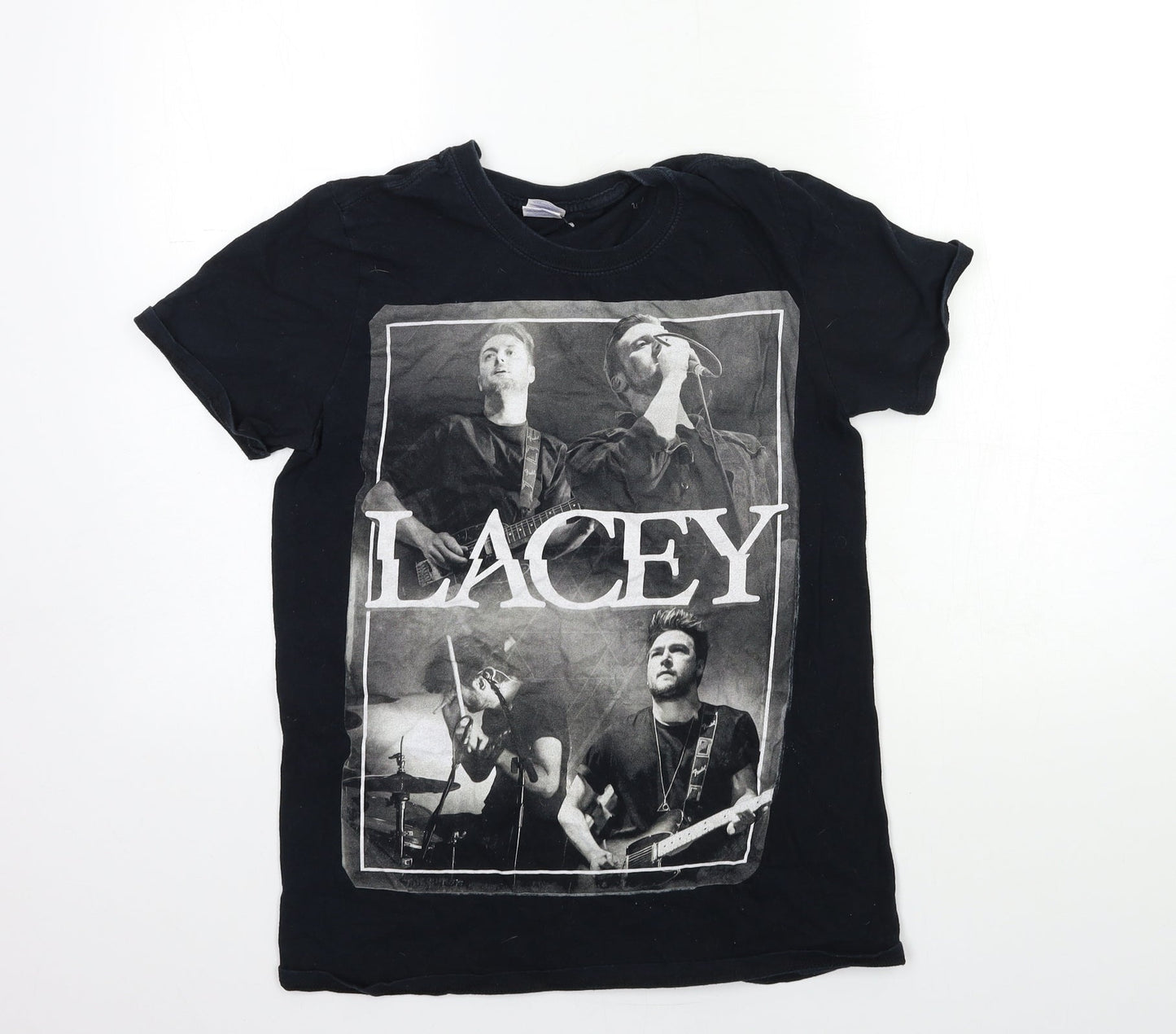 Gildan Womens Black   Basic T-Shirt Size S  - LACEY