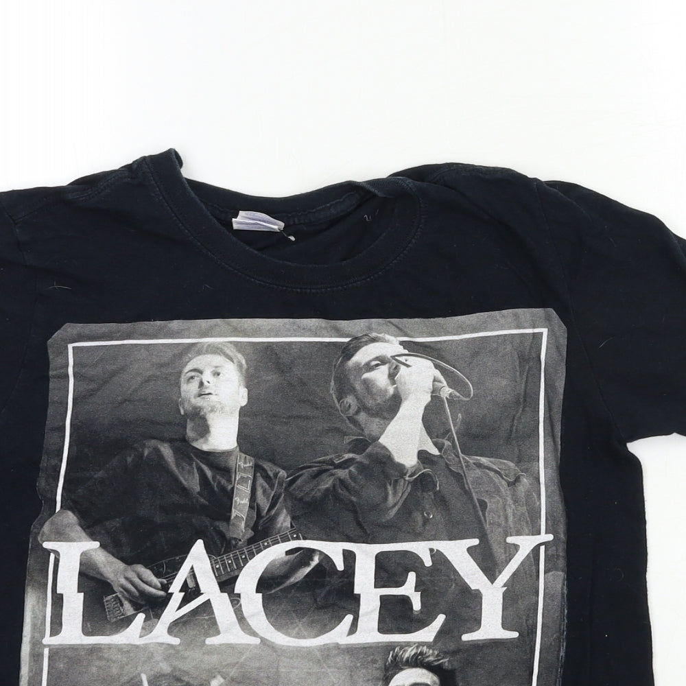 Gildan Womens Black   Basic T-Shirt Size S  - LACEY