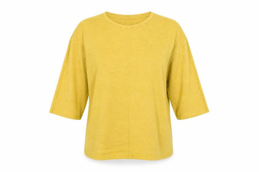 M&Co Womens Yellow  Knit Pullover Jumper Size 14