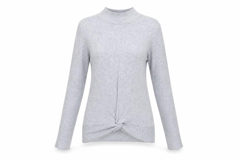 Very Womens Grey  Knit Pullover Jumper Size 10  - Knot