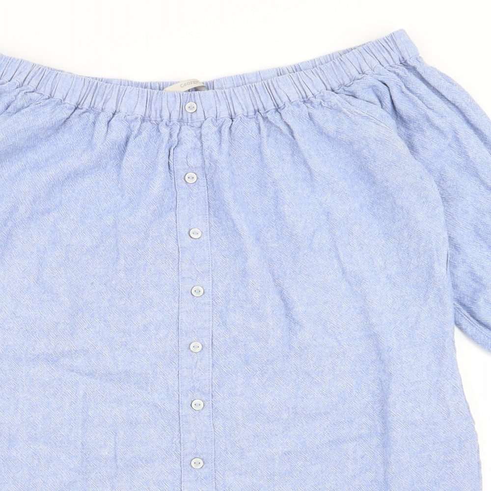 Asda George Womens Blue   Fit & Flare  Size 10