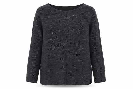 H&M Womens Blue Polka Dot  Pullover Jumper Size M