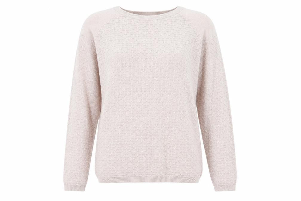 Next Womens Pink Geometric  Pullover Jumper Size 10