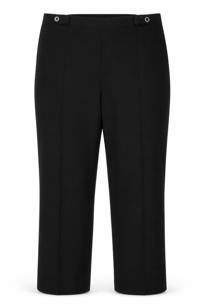 Bonmarché Womens Black Trousers Size 18 L26 in - Stretch waistband